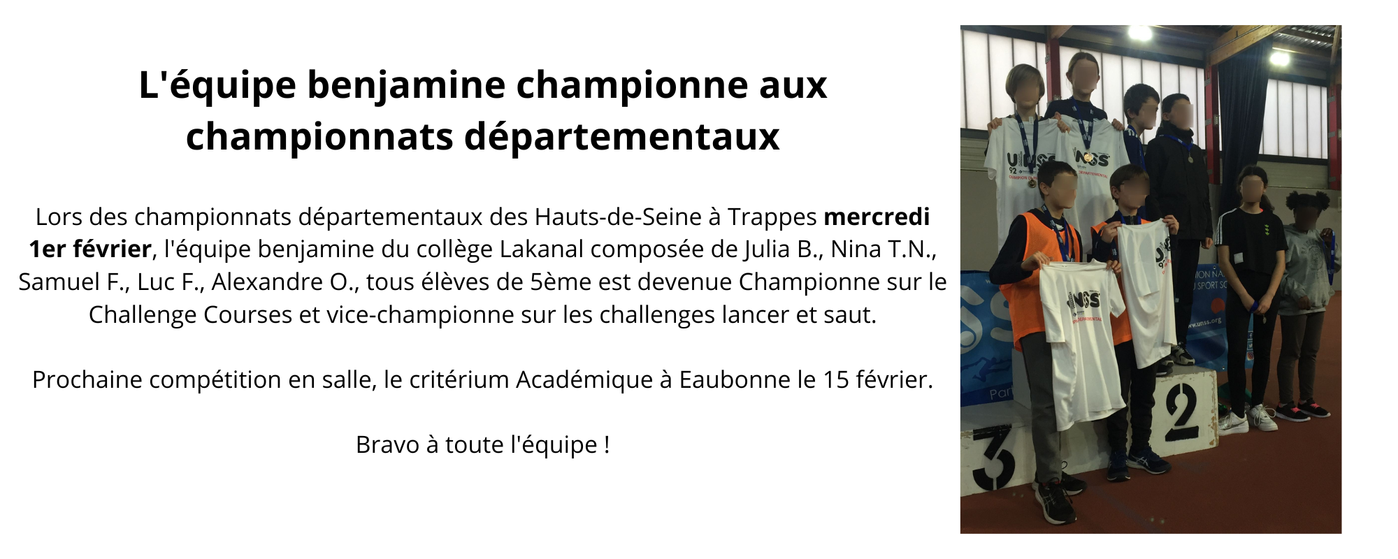 Championnat dpartemental Trappes 2023