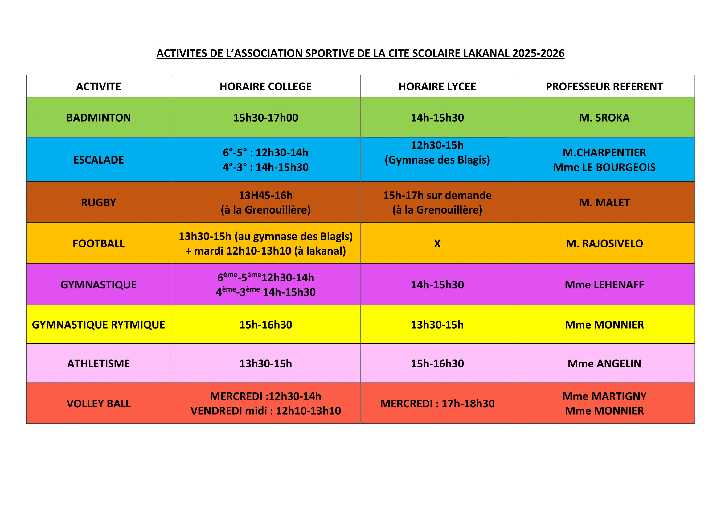 programmation as lakanal 2025 1
