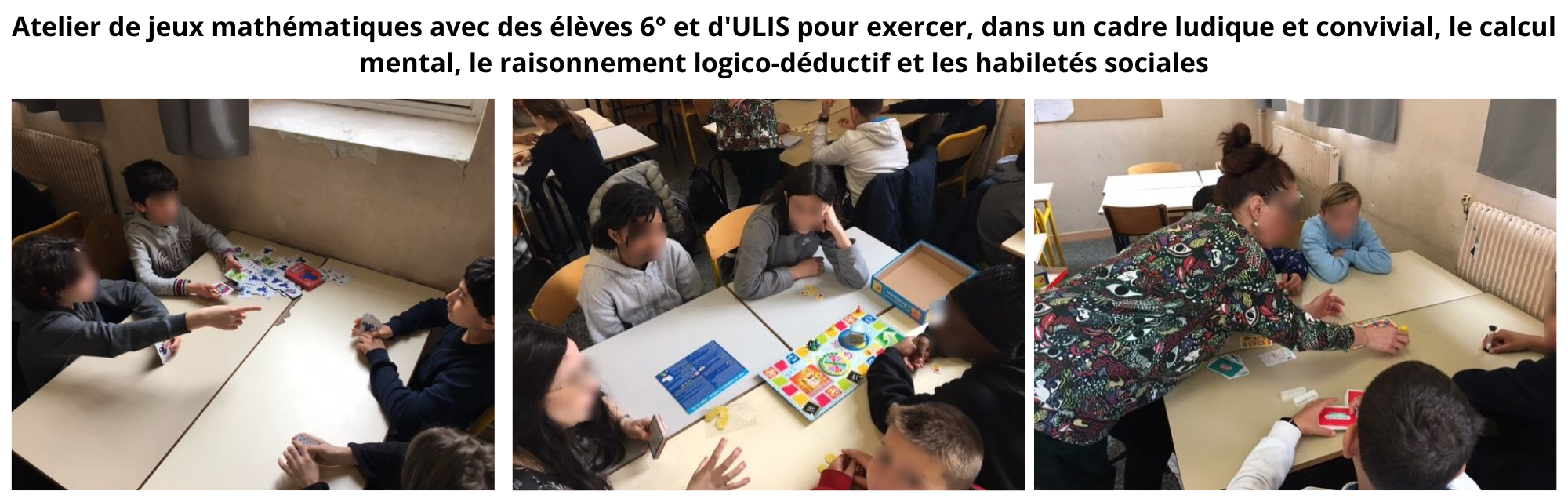 Atelier jeux mathmatiques 6me et ULIS