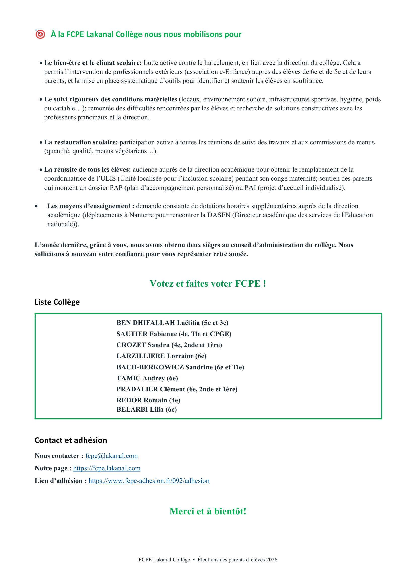 fcpe lakanal college 2026 2