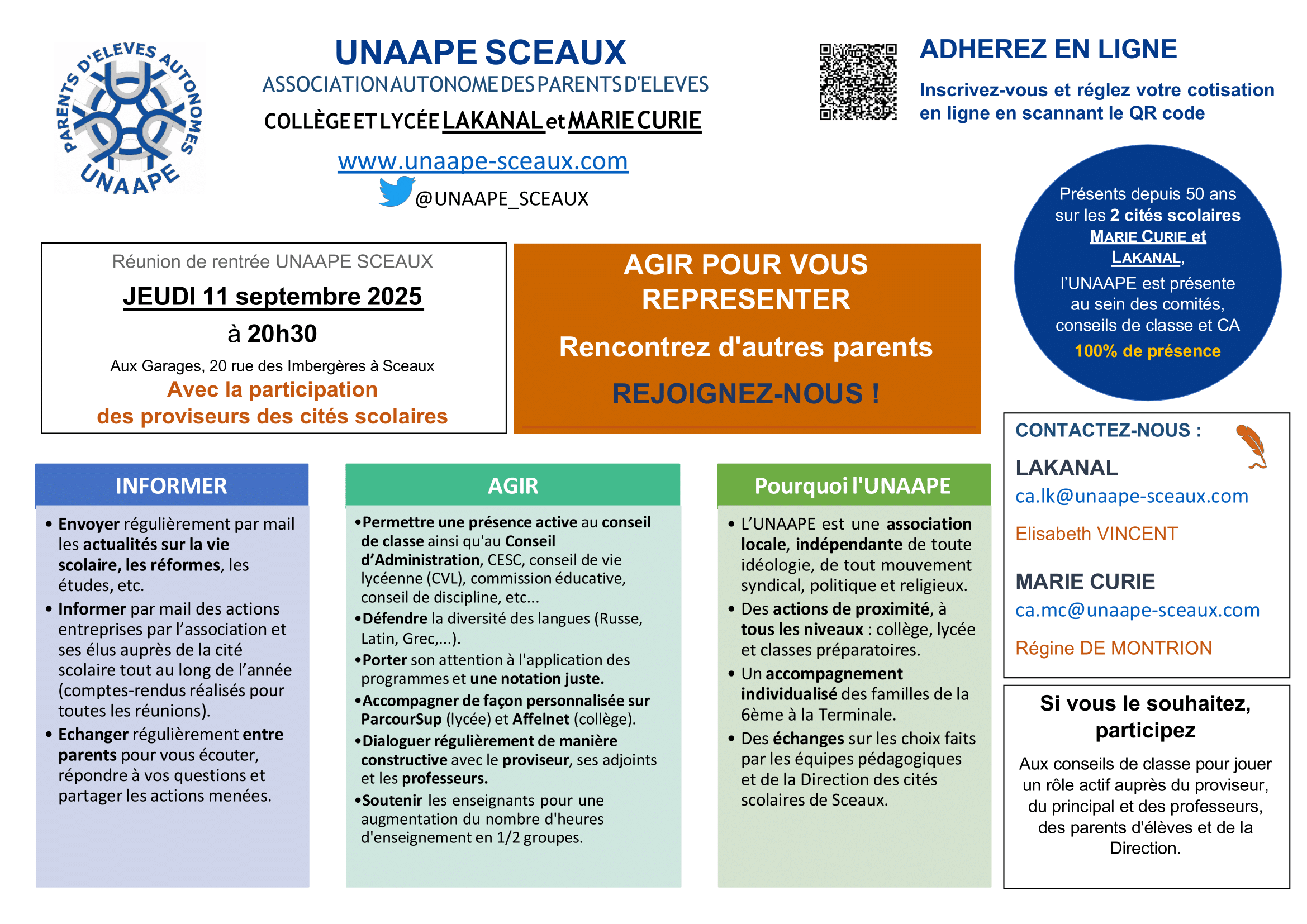 plaquette rentree unaape 2025 lk mc a4 qrcode 2025 1