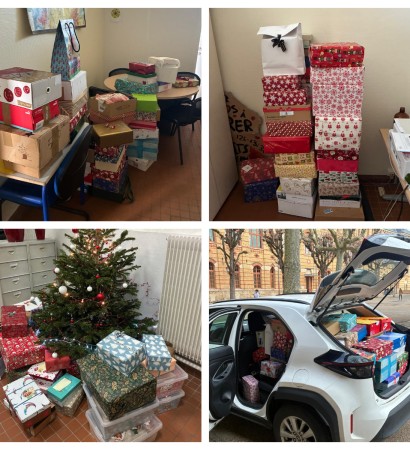 Succès de la collecte solidaire "Boites de Noël"