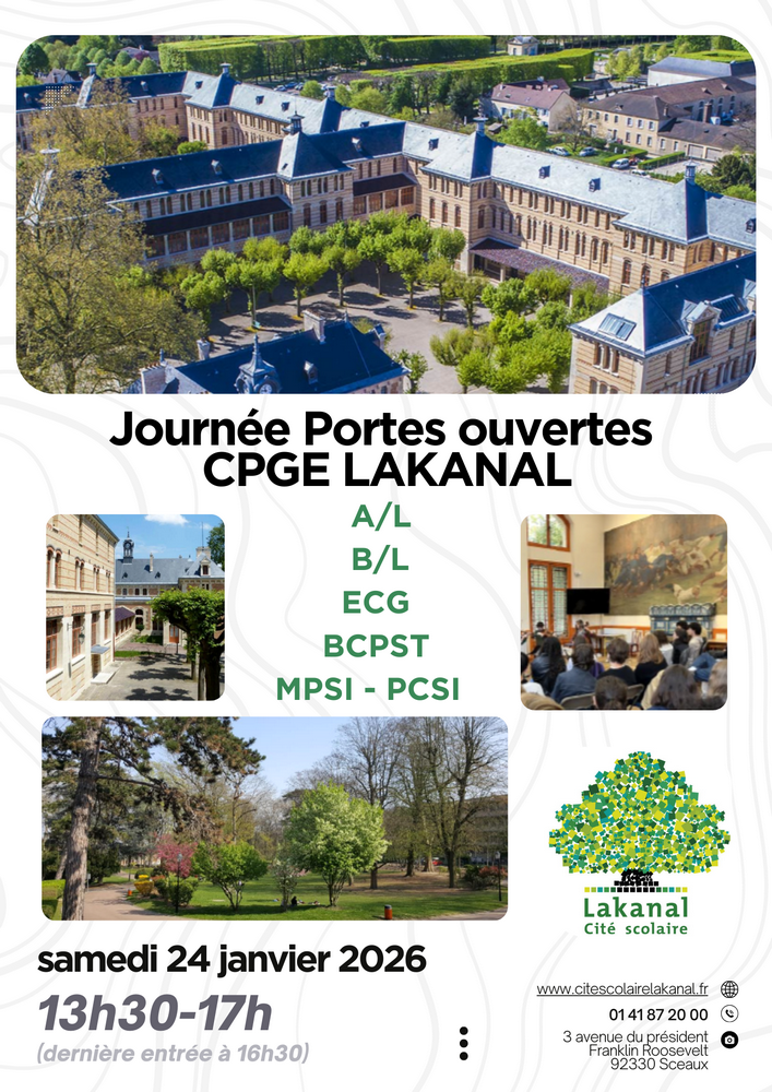 Journée portes ouvertes des Classes Préparatoires aux Grandes Écoles